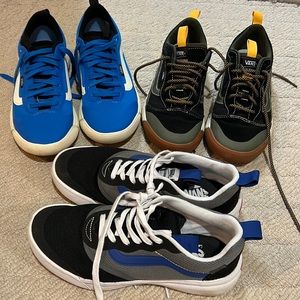 3 pairs Vans Ultracush Ultrarange shoes in EUC